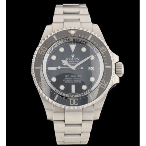 rolex sea dweller deepsea stahl schwarzes zifferblatt|Rolex Sea-Dweller price guide.